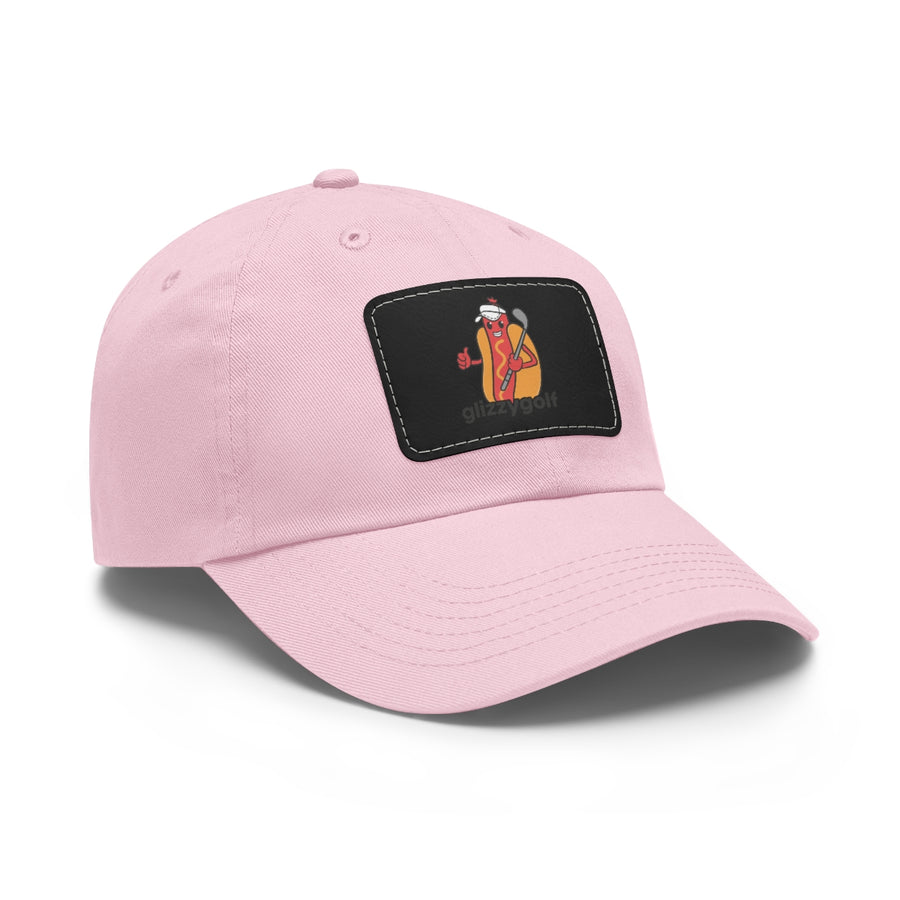 Glizzy Golf Leather Patch Dad Hat